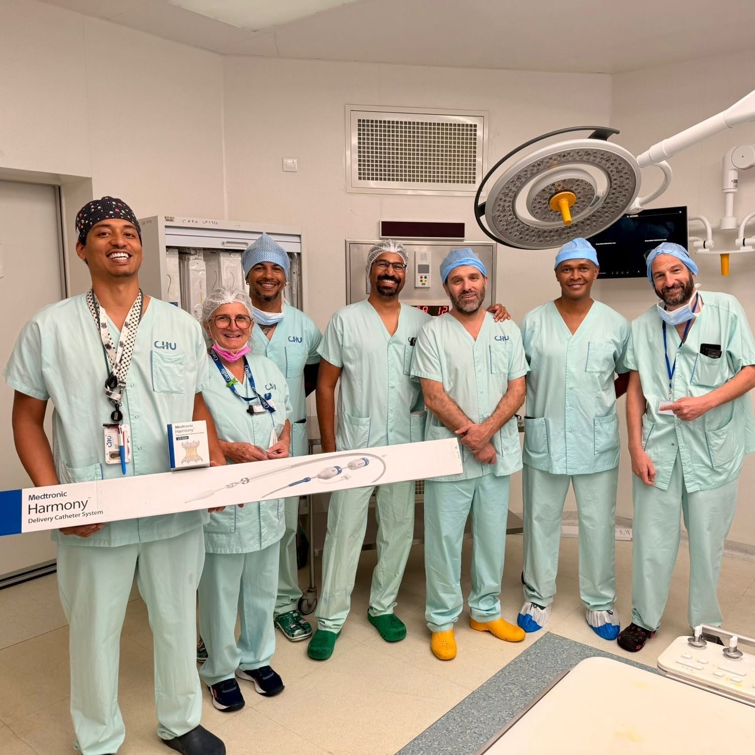 Une première à La Réunion : une valve pulmonaire implantée sans chirurgie à cœur ouvert
