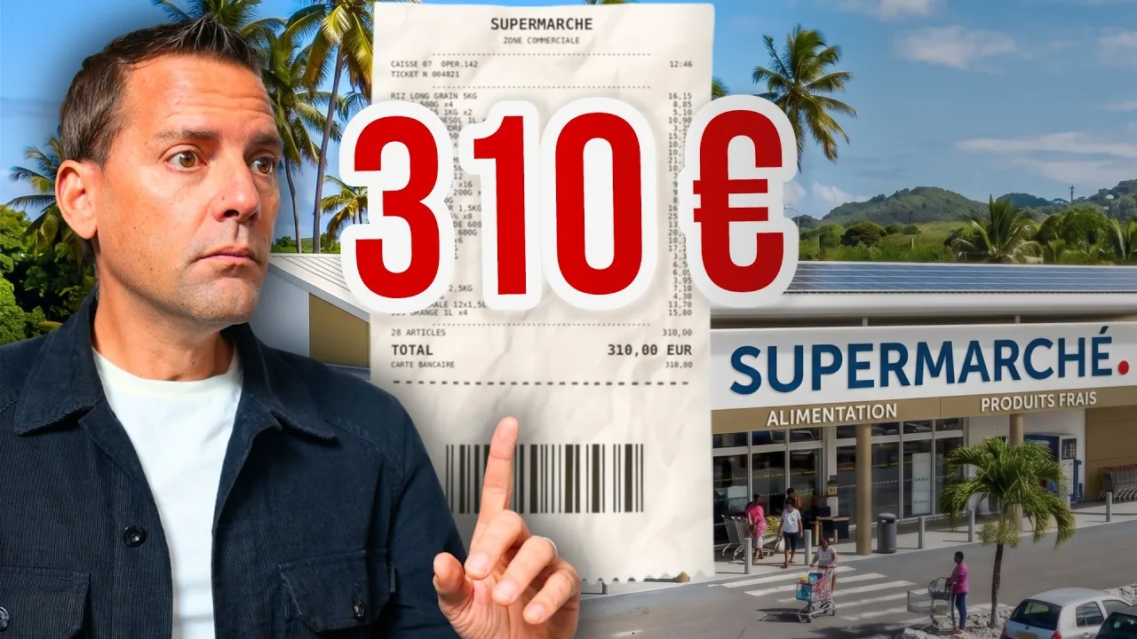Miniature de l’enquête de Thierry Coiffier sur la vie chère, avec son portrait, un ticket de caisse et le montant 310 euros.