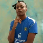 Melvine Malard en maillot de Chelsea, la Réunionnaise classée 28e ex æquo au Ballon d’Or féminin 2026.